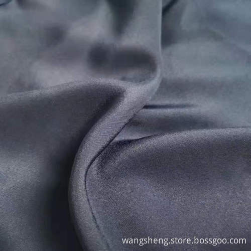 top sale 100% polyester silk fabric crepe de chine dress shirt